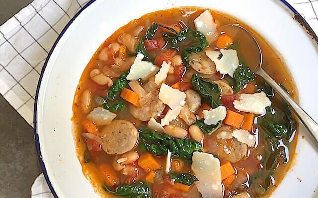 Instant Pot Italian White Bean Soup