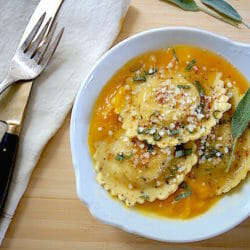 Pasta with Butternut Squash and Brown Butter