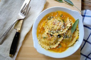 Pasta with Butternut Squash and Brown Butter