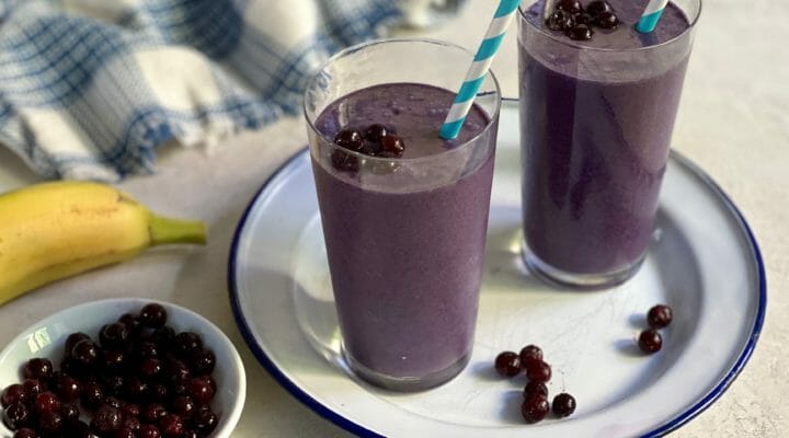 wild blueberry smoothie