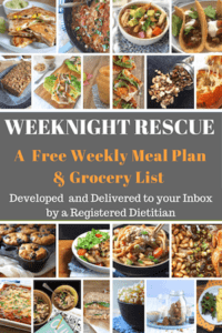Weeknight Rescue Meal Plan