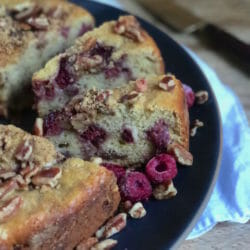 Raspberry Streusel Coffee Cake