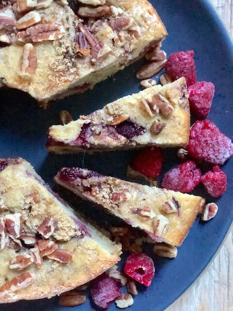 Raspberry Streusel Coffee Cake