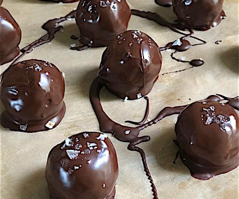 Walnut Ginger Date Truffles