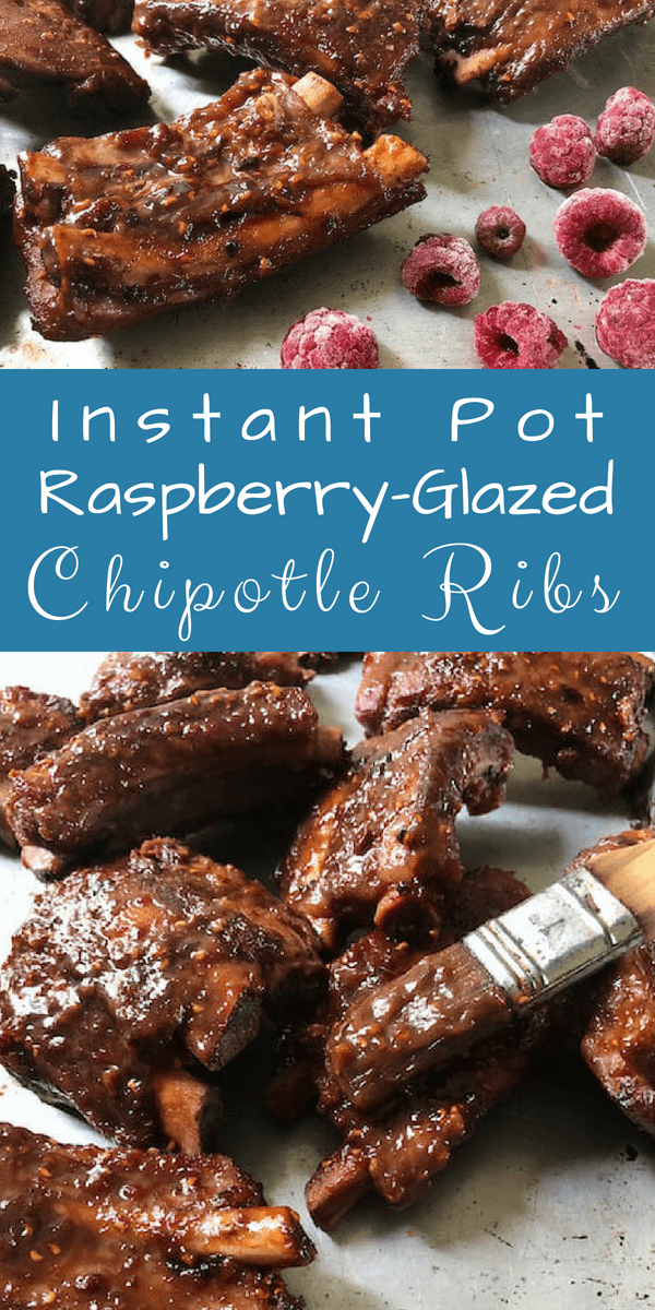Instant Pot Chipotle RaspberryGlazed Ribs Mom's Kitchen Handbook