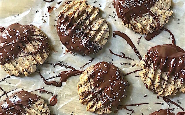 Healthy Chocolate Tahini Cookies