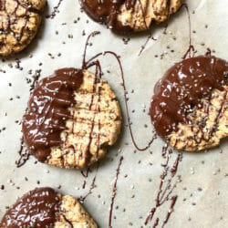 Healthy Tahini Chocolate Cookies