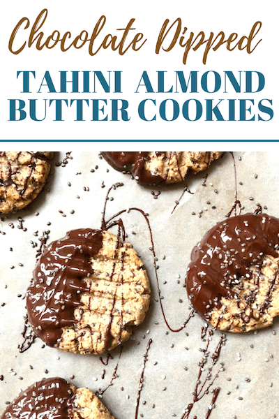 Healthy Tahini Almond Butter Cookies