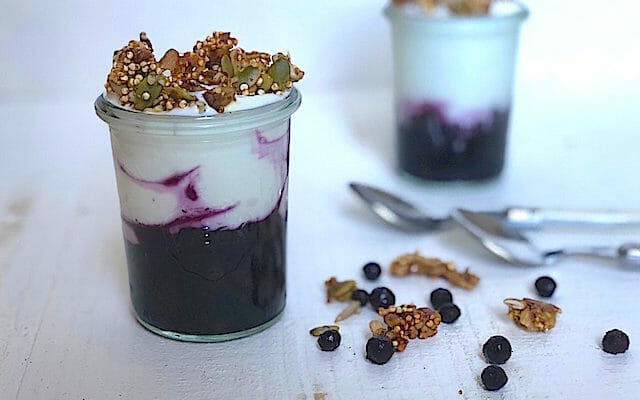 Wild Blueberry Yogurt Parfait