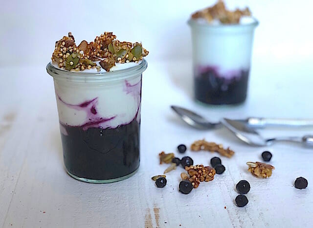 Wild Blueberry Yogurt Parfait