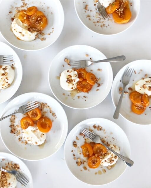 Brown Sugar Roasted Apricots