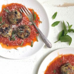 Vegan Eggplant Meatballs