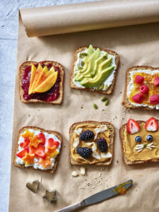 healthy breakfast toast toppings