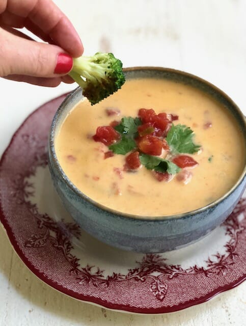 queso made with Cheddar cheese