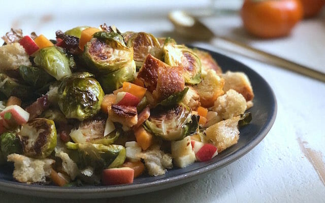 roasted Brussels sprouts salad recipe