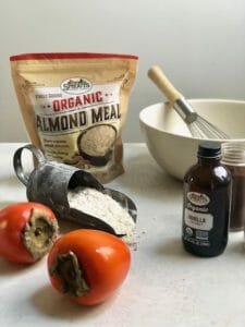 Persimmon Pudding Ingredients