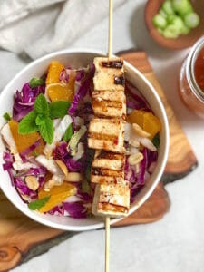 Crunchy Asian Salad with Chicken or Tofu