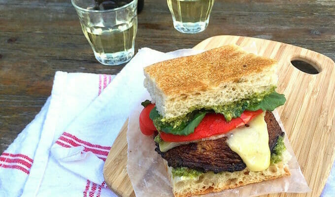 portabello mushroom burger