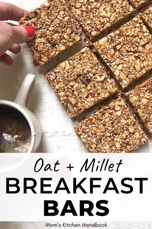 Healthy Breakfast Bars with Oat and Millet Mom's Kitchen Handbook