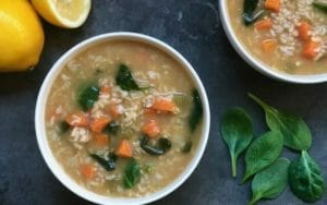Instant Pot vegetable and Rice Soup