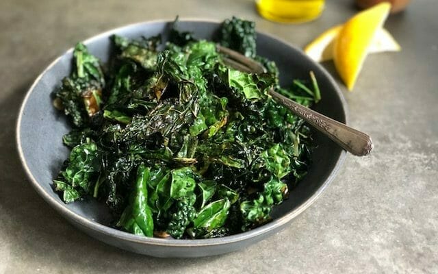 sauteed kale with lemon and garlic