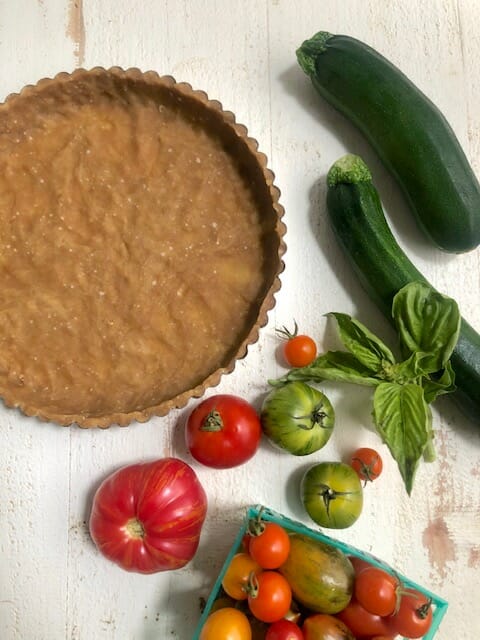 Press in the pan olive oil tart crust