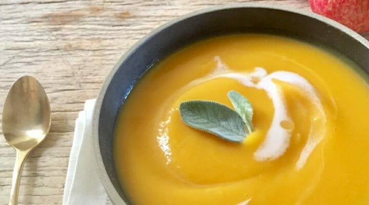 bowl of butternut squash soup