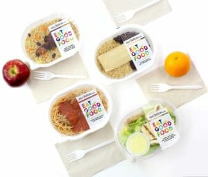 school lunch in packages