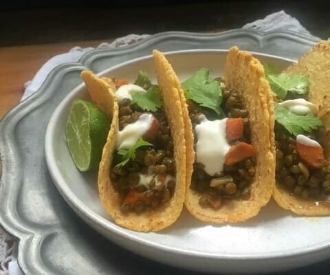 lentil tacos