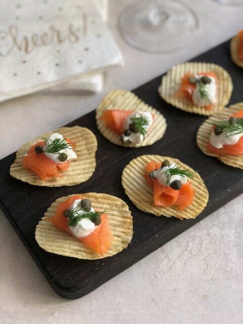 Smoked Salmon Tarama with Pita Chips Recipe