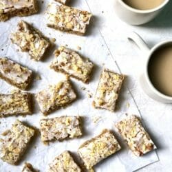 Lemon Coconut Walnut Bars