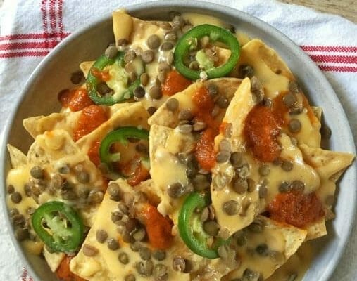 lentil nachos
