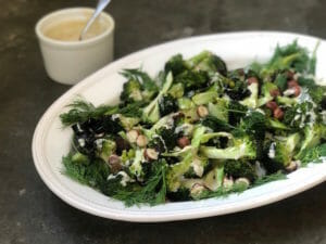 broccoli with tahini sauce recipe