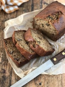 Tender Banana Bread with Walnuts and Chocolate Chips