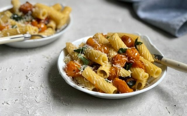 Slow Roasted Cherry Tomato Pasta