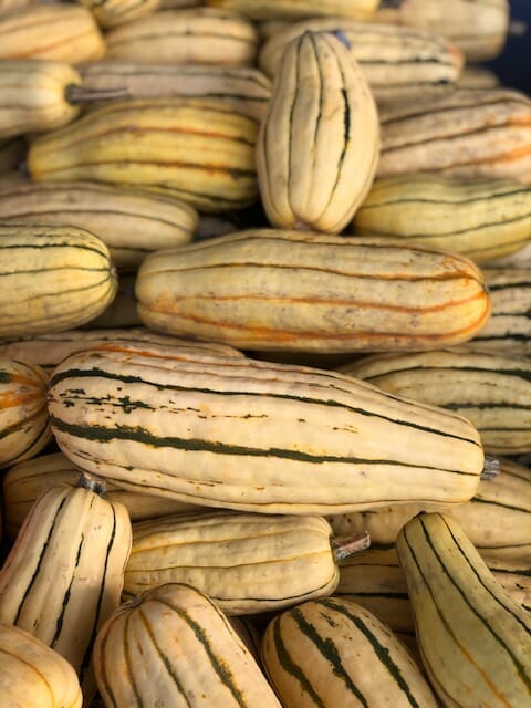 Roasted Delicata Squash with Maple Syrup