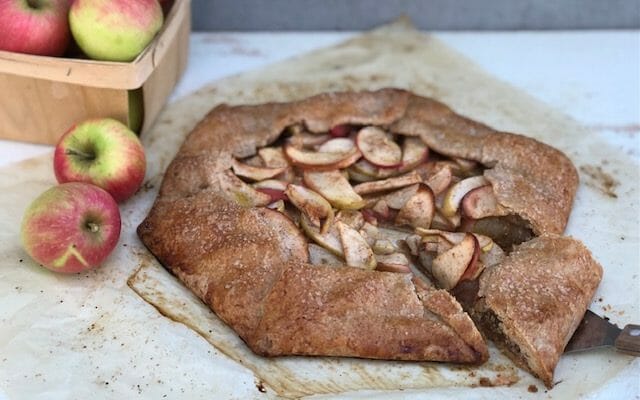 Rustic Apple Walnut Tart