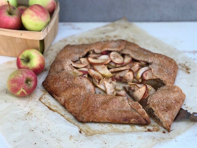 Rustic Apple Walnut Tart