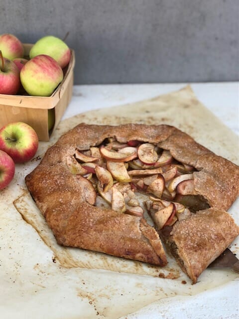 Rustic Apple Walnut Tart