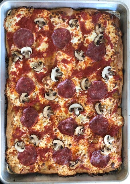 Easy, No-Knead Sheet Pan Pizza