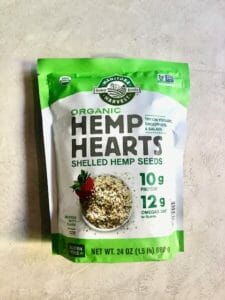 Bag of hemp hearts from Costco