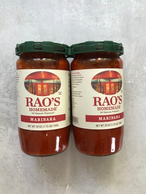 healthy foods to buy at Costco including Raos pasta sauce 