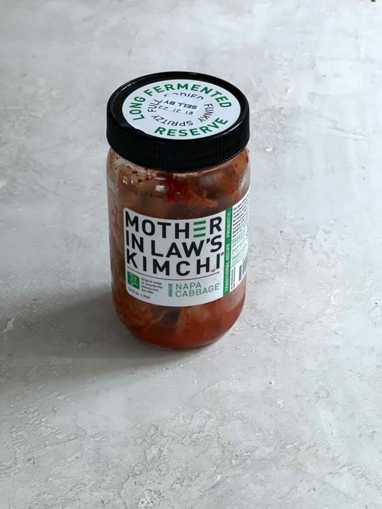 jar of mother in laws kimchi