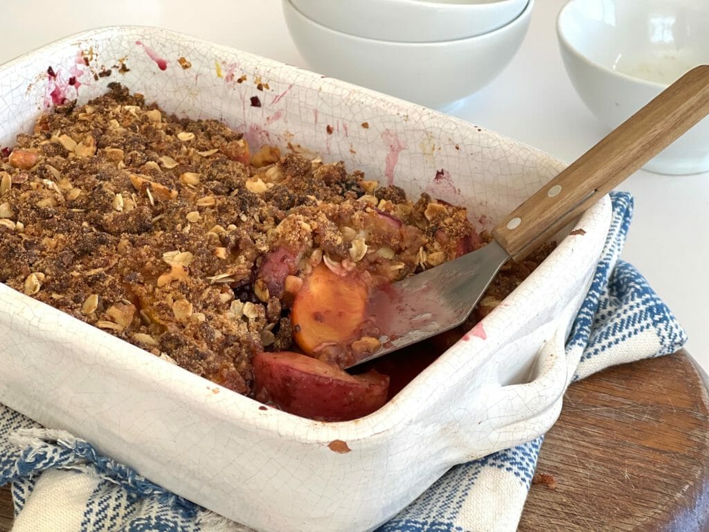 Wholesome Summer Fruit Crisp