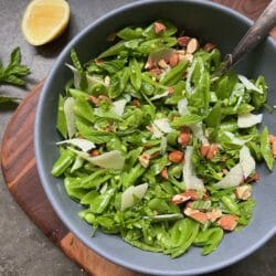 Sugar snap pea salad