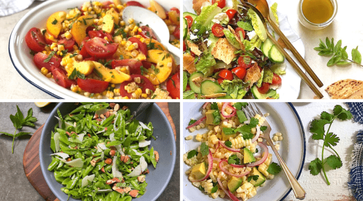 Examples of 7 summer salads