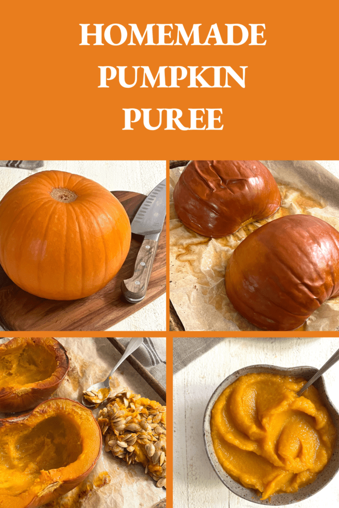 graphic image for how to make homemade pumpkin