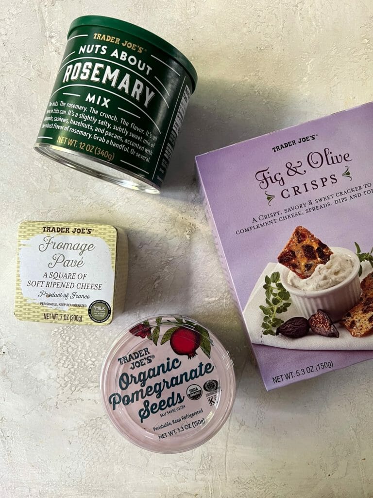 ingredients for trader joe's appetizer hacks baked brie