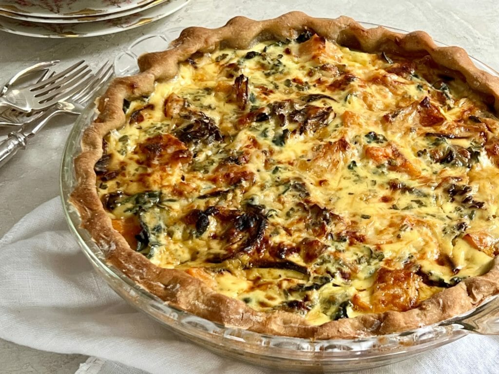 savory winter vegetable pie