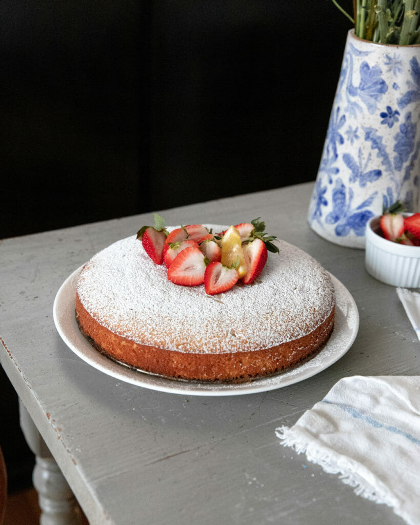 lemon yogurt olive oil cake